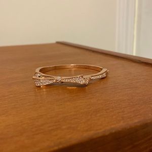 Kate Spade bow bracelet rose gold